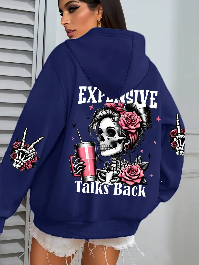 Expensive Talks Funny Hoodie