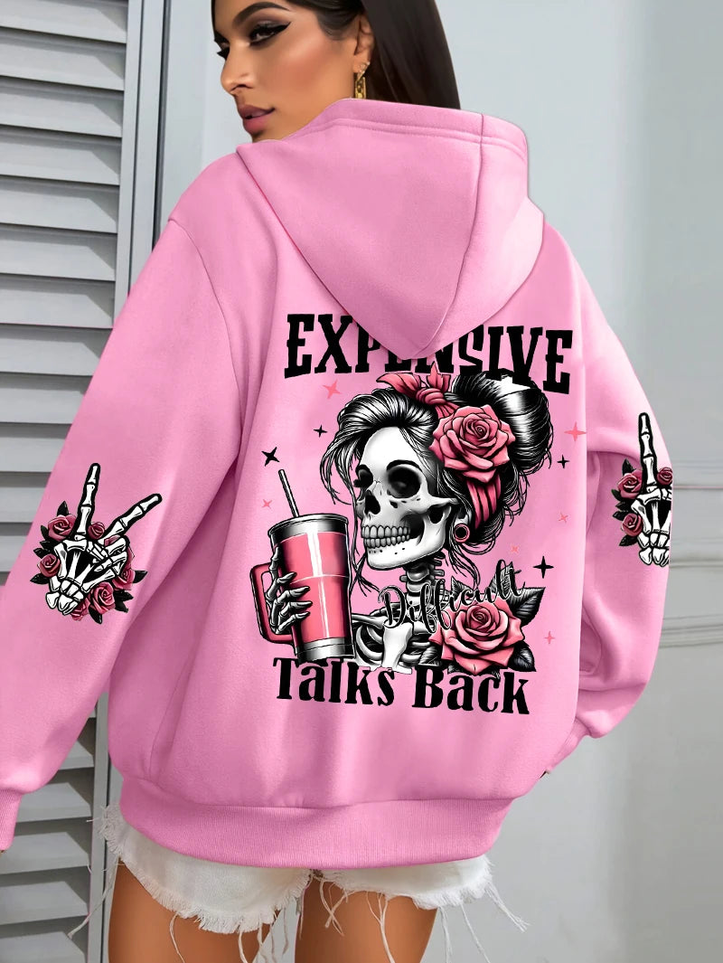 Expensive Talks Funny Hoodie