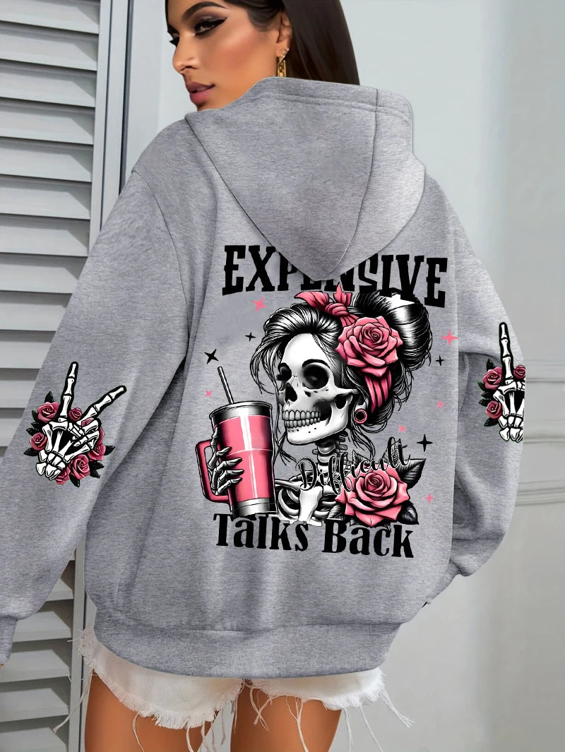 Expensive Talks Funny Hoodie
