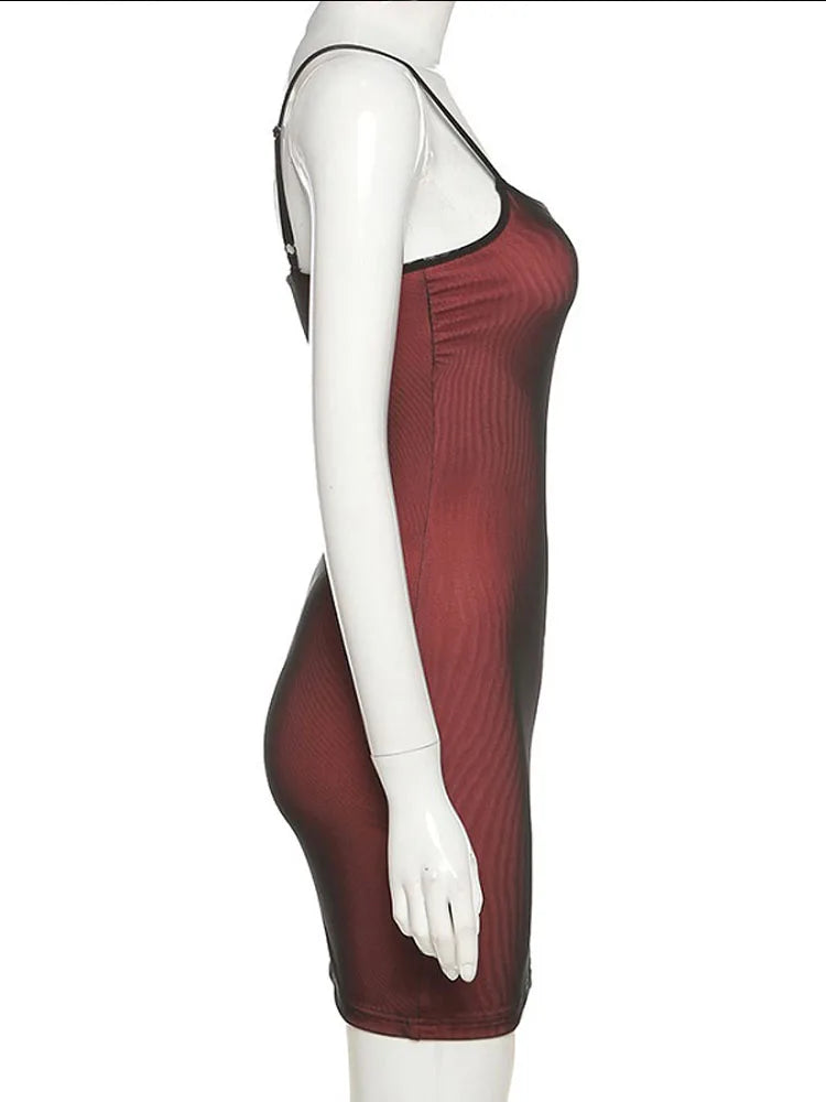 Mesh Double Layer Skinny Dress