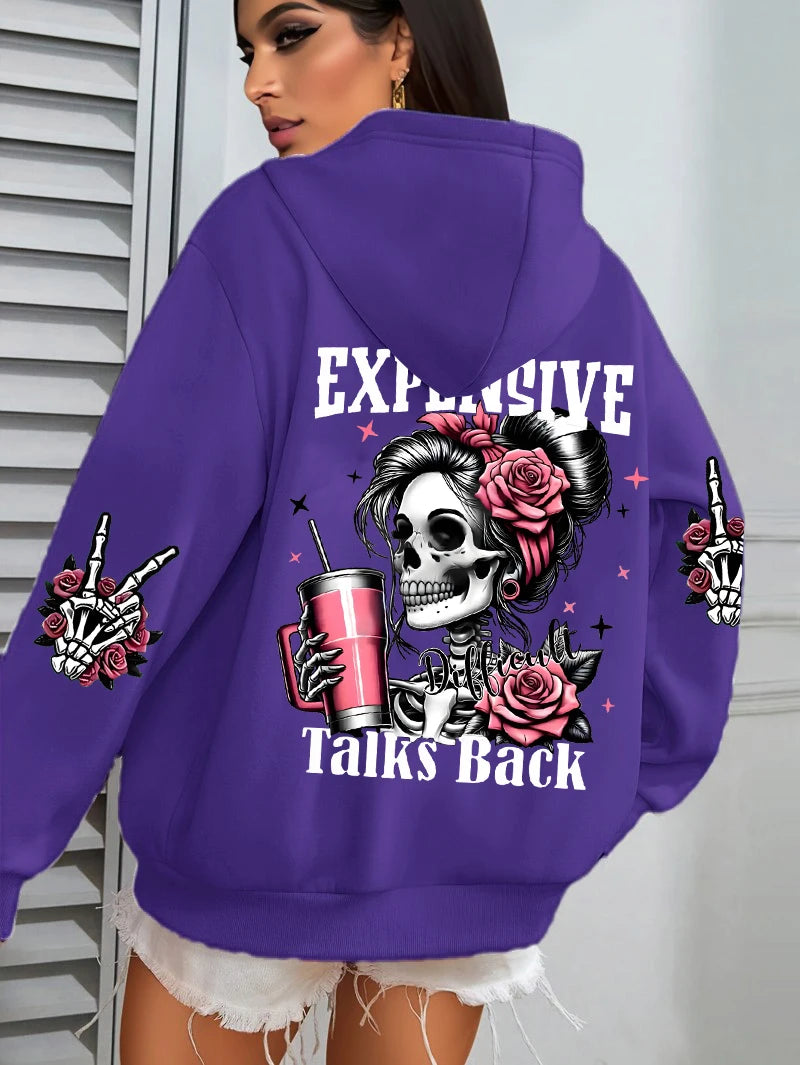 Expensive Talks Funny Hoodie