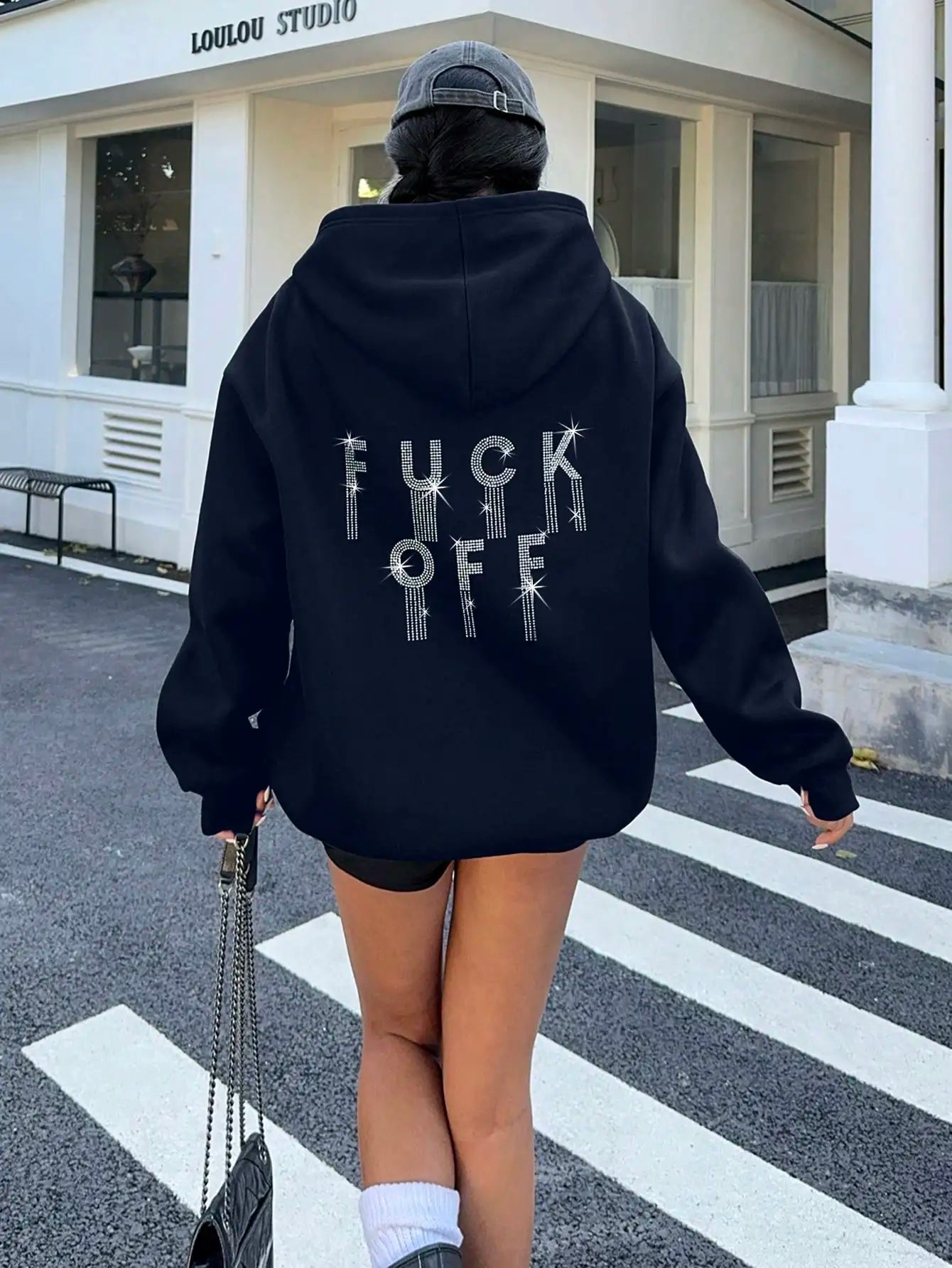 Graphic Loose Hoodie