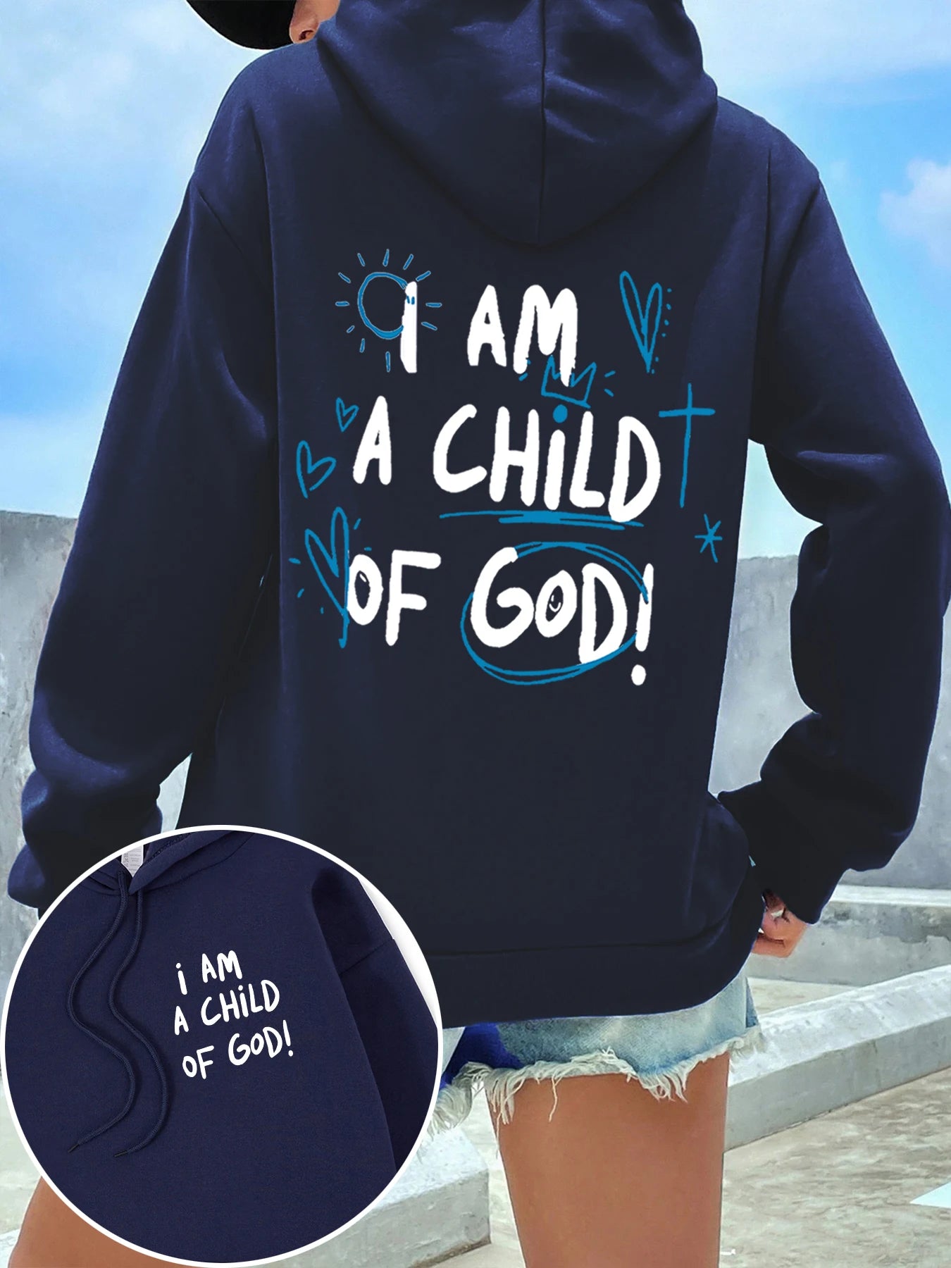 Cartoons fur-liner Woman Hoodie