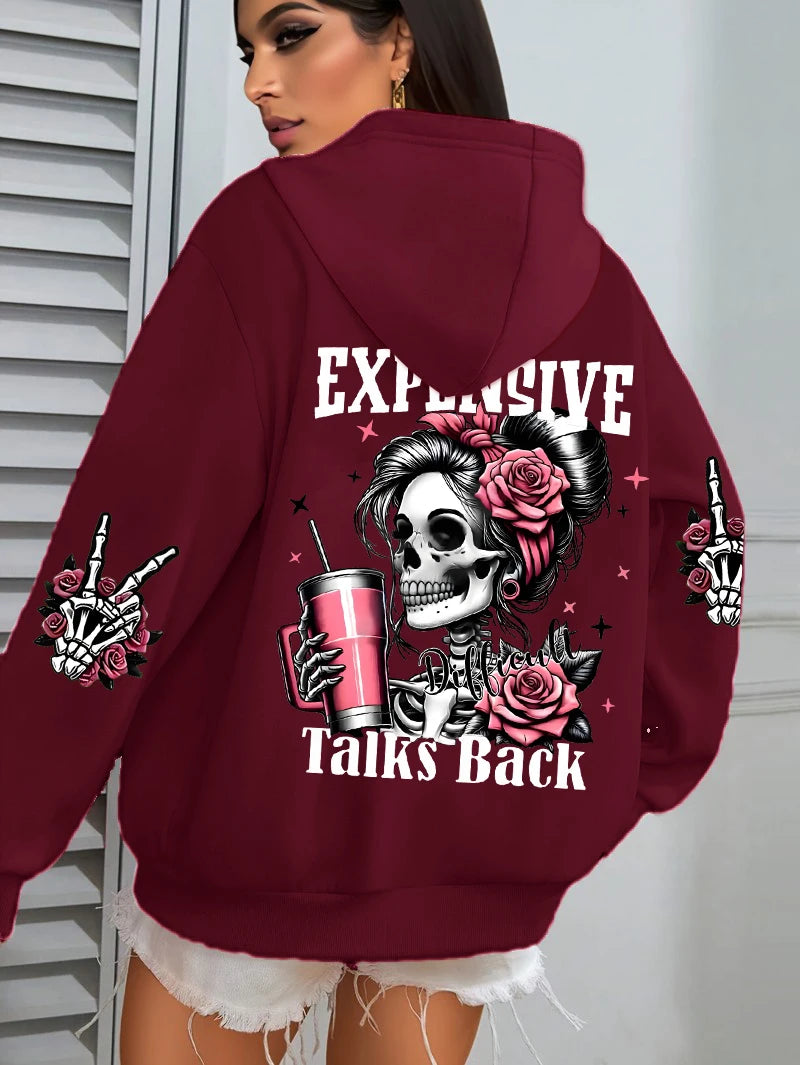 Expensive Talks Funny Hoodie