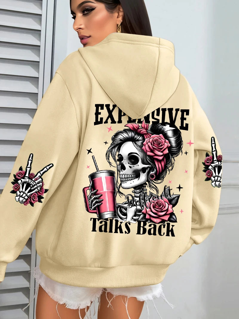 Expensive Talks Funny Hoodie