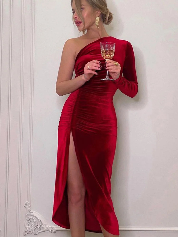 Evening Velvet Dress