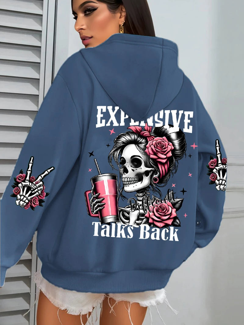 Expensive Talks Funny Hoodie