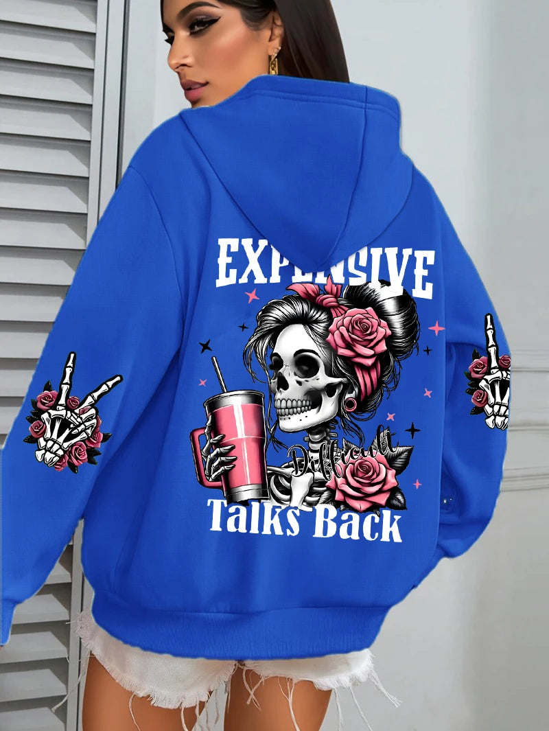 Expensive Talks Funny Hoodie