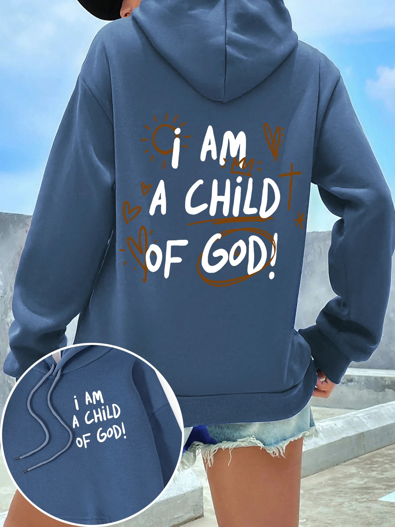 Cartoons fur-liner Woman Hoodie