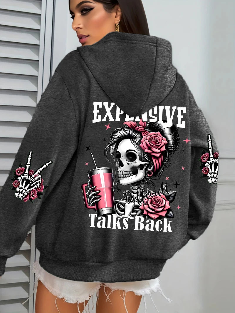 Expensive Talks Funny Hoodie