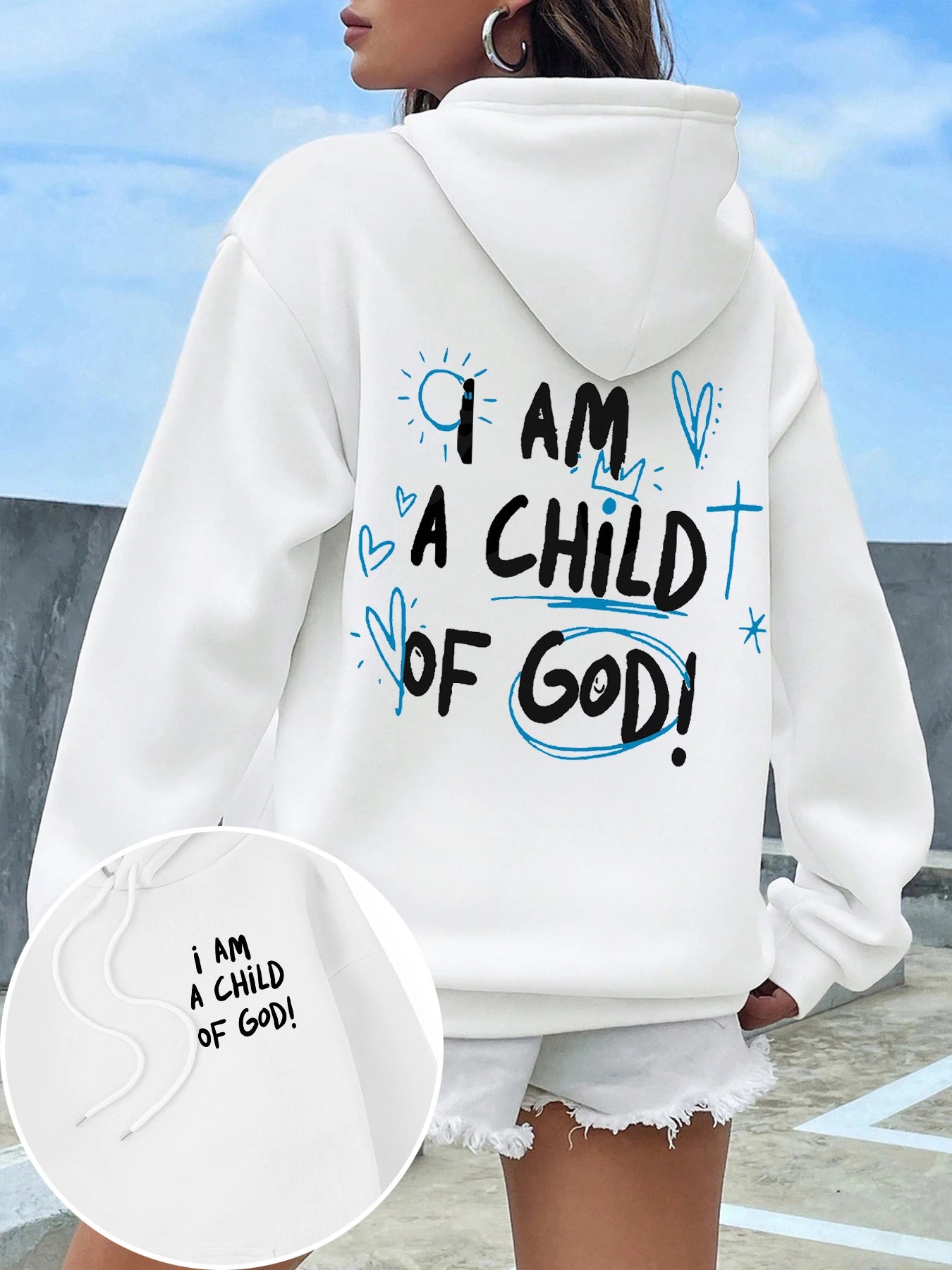 Cartoons fur-liner Woman Hoodie