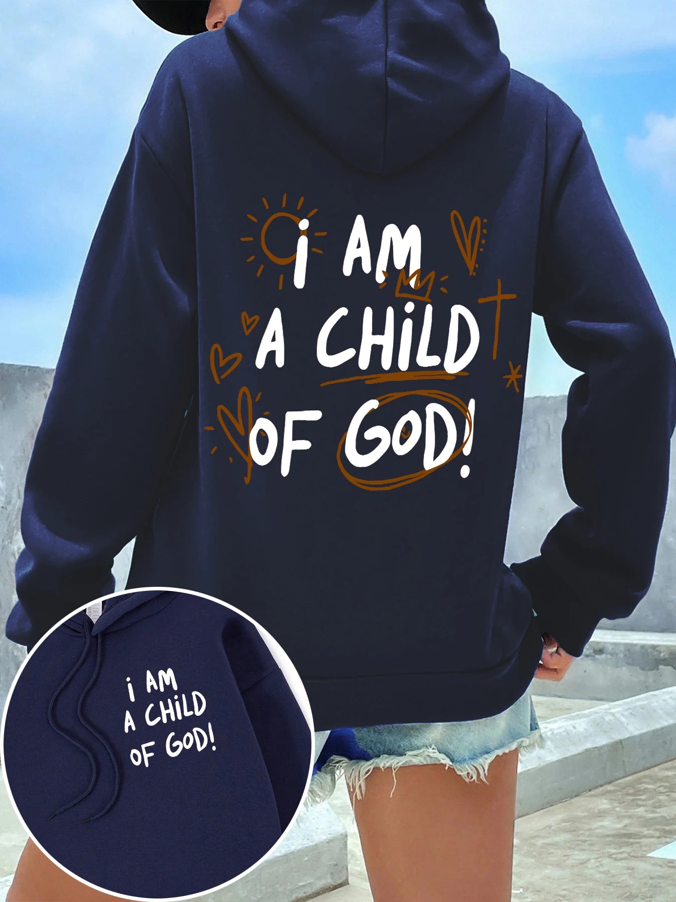 Cartoons fur-liner Woman Hoodie