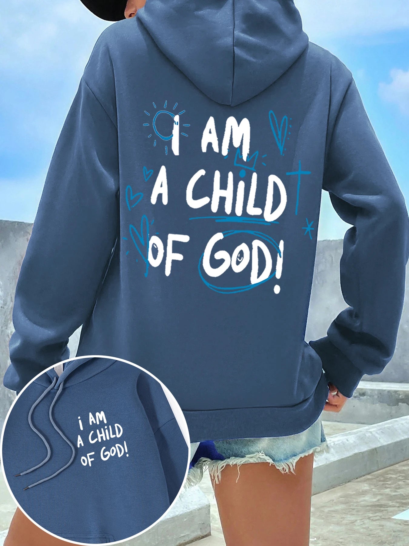 Cartoons fur-liner Woman Hoodie