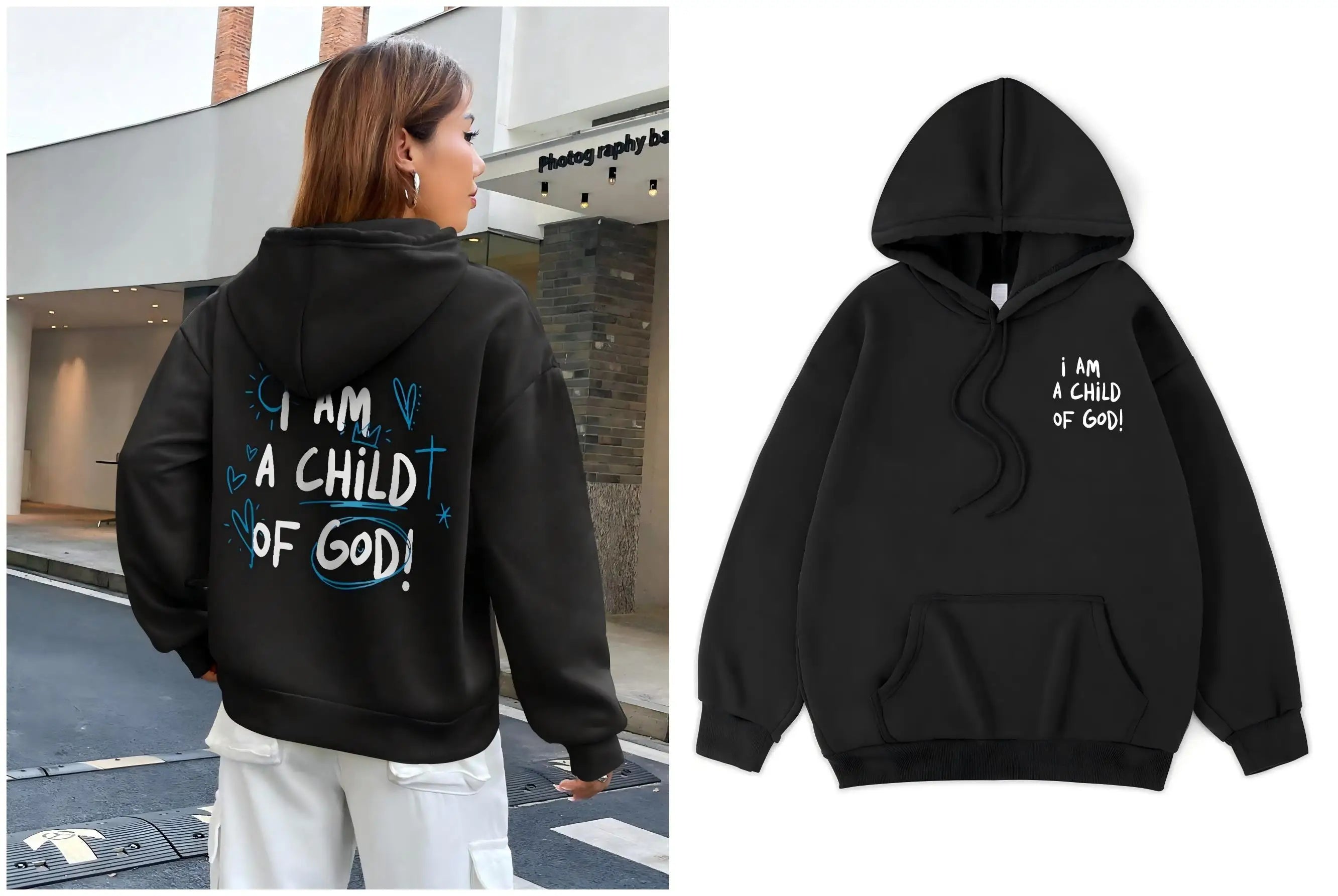 Cartoons fur-liner Woman Hoodie
